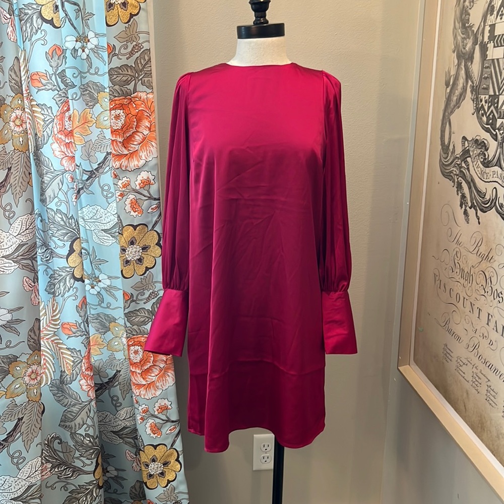 Banana republic red/pink/purple mix dress new with tag